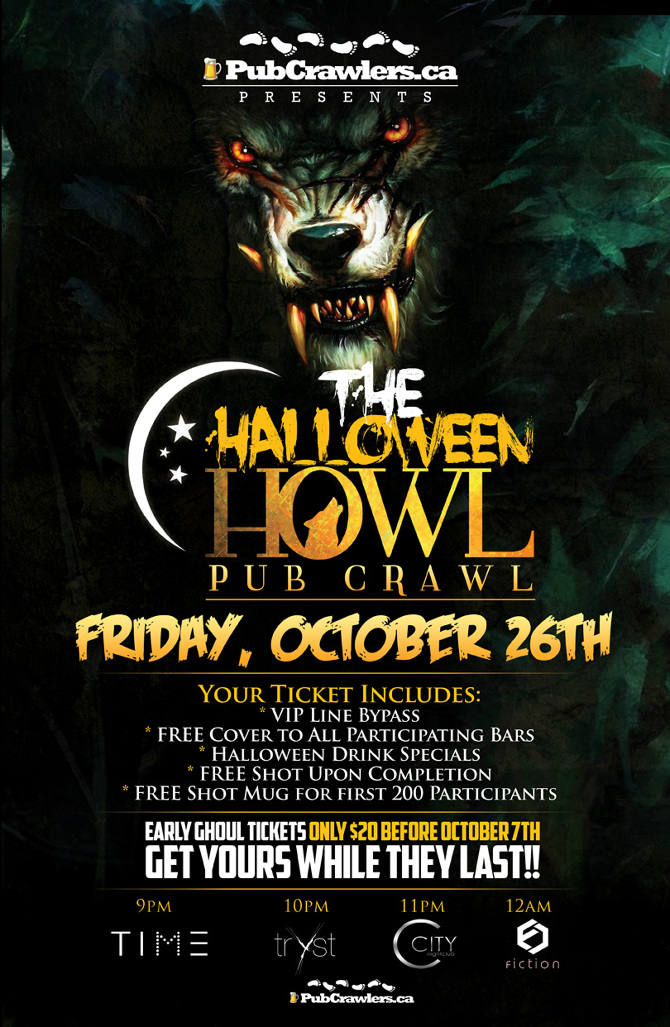 The Halloween Howl Poster - Richard Bude, UX/UI Designer